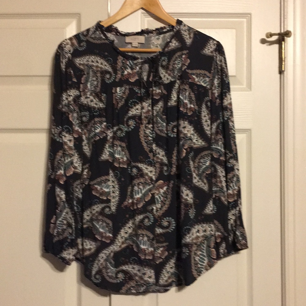 Loft long sleeve blouse